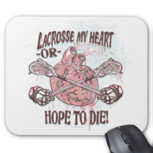 Lacrosse My Heart Lax Gear Mouse Mat