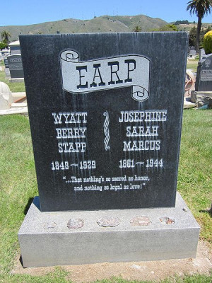 Jewish Women on the Map - Josephine and Wyatt Earp's Grave