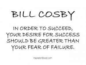 Bill Cosby Success Quote