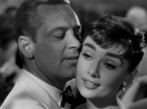 William Holden and Audrey Hepburn in Billy Wilder's 
