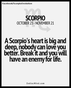 Scorpio #Love #Quote #Zodiac #Astrology For more Scorpio related ...
