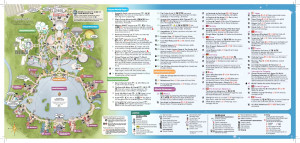 2015 Disney World Epcot Map