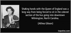 hands with the Queen of England was a long way from being forced ...