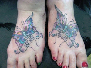 Butterfly Sister Tattoos