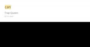 Can – Trap Queen by Fetty Wap