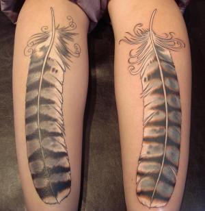 Eagle feather tattoo symbolism