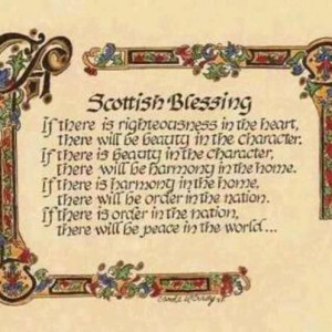 Scottish Blessing: found it, loved it and weaved it into a Queen ...