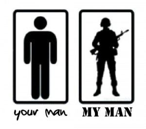 Oh yeah! Hahahaha. 'Your Man'=brick-shaped stick figure. 'My Man ...