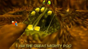 am the great mighty poo and i m going to throw my shit at you conker ...