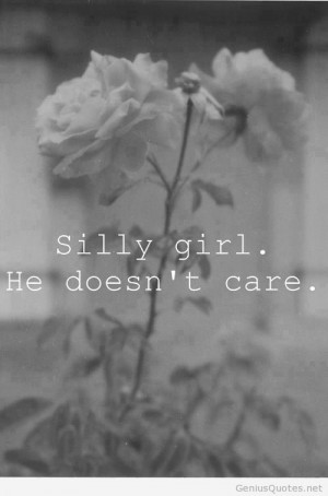 Silly girl quote
