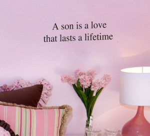 font b son b font is a love that lasts a lifetime wall decal jpg