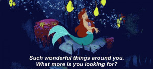 little mermaid, quote, text