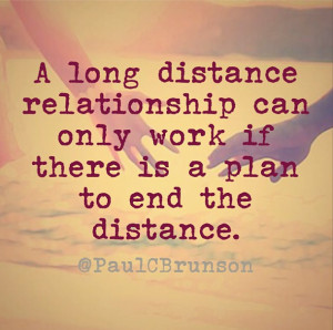 13) Long distance relationships can work, but seldom do