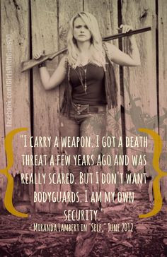 Miranda Lambert, gun rights, concealed carry, girls with guns, ladies ...