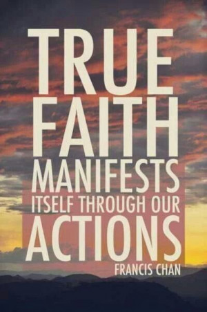 Faith and actions