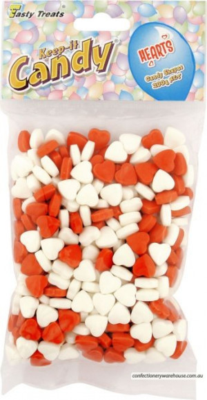 Tasty Treats Sweet Occasions Candy Hearts Bag 200g