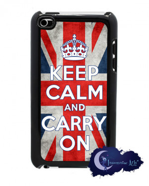 Keep Calm and Carry On - Union Jack Case for iPod Touch 4th Generation