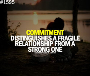 Commitment - do I have that strong relationship with the Lord. Do I ...