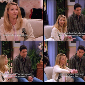 Friends Tv Show Quotes Lobster ~ ede88127f4ac59a22899c5f21e66bf