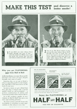 pipe tobacco ads