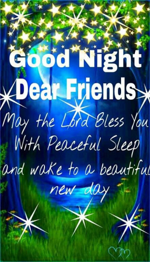 God Bless You And Good Night