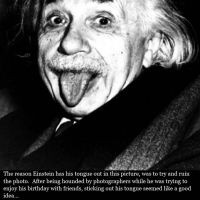Why Did Einstein Stick His Tongue Out?