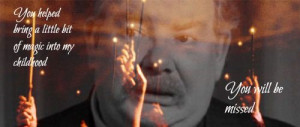 to a great actor- Richard Griffiths