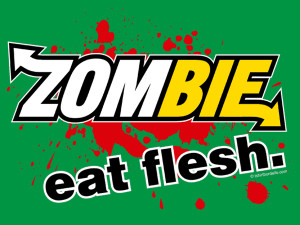 Funny Zombie Zombie Eat Flesh
