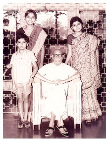nooyi with her grandfather sister and brother indra nooyi spent