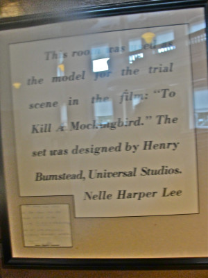 The large caption quotes what Nelle Harper Lee wrote (bottom left ...