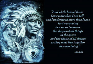 ... elk speaking black each native wisdom sacred manners native american