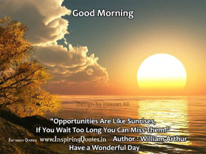 Good morning Inspirational Quotes – Good Morning Quote