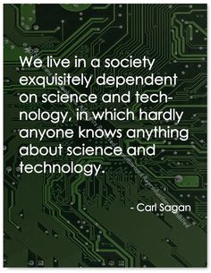 Carl Sagan Quote Art Print Science and by NeuronsNotIncluded
