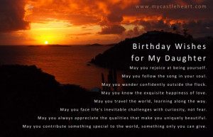 Birthday Quotes For Daughter From Mother: Birthday Wishes For A ...