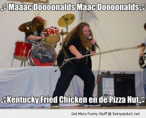 fat girl singer band McDonalds pizza hut funny pics pictures pic ...