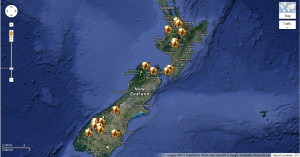 Hobbit Locations Google Map