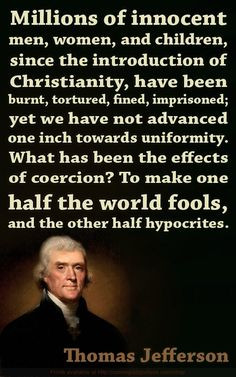 leaders of the so-called founding fathers of our nation were not Bible ...