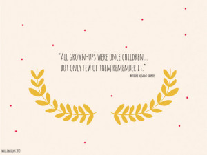 ... decor, Garland, Illustration, Little Prince Quotes - All grown-ups