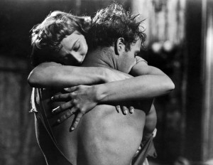Vivien Leigh and Marlon Brando in 