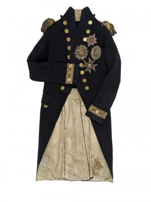 The vice-admiral's undress uniform coat Horatio Nelson (1758-1805) was ...