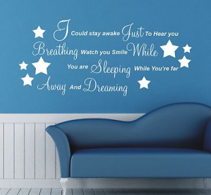 Aerosmith Breathing wall sticker quote, decal music words quote lyrics ...