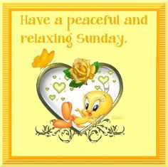 have a peaceful sunday more favorite cartoon happy sunday happy ...