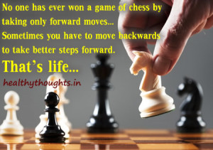 life motivational quotes-sometimes you have to move backwards in life ...