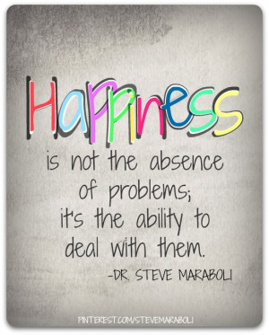 with your problems is a result of you finding peace within yourself ...