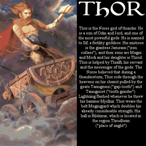 Norse mythology Thor