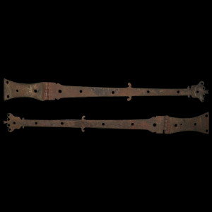 Antique Iron Chest Hinges