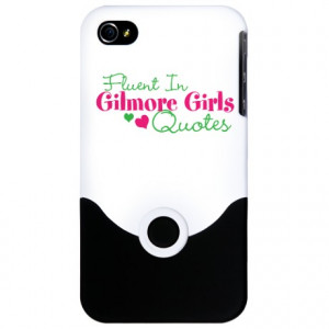 Awesome Gifts > Fluent In Gilmore Girls Quotes iPhone 4 Slider Cas