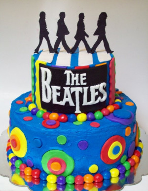 ... Cake, 1St Birthday, Beatles Birthday, Beatles Parties, Beatles Cakes