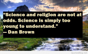 Quote about science and religion