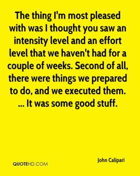 John Calipari - The thing I'm most pleased with was I thought you saw ...